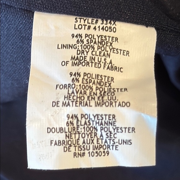 Xscape Elegant One Shoulder Ruffled Navy Scuba Maxi Dress Size 6 - Picture 9 of 11